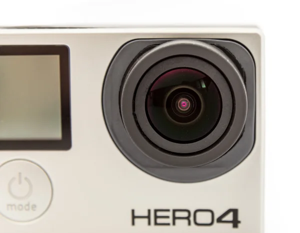 Moscow, Rusland - 29 juni 2015: Gopro Hero4 geïsoleerd — Stockfoto