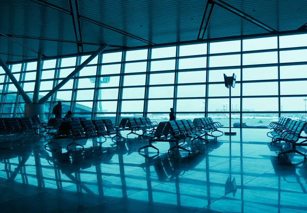 Havaalanındaki koltuklar — Stok fotoğraf