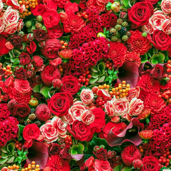 Fondo de flores sin costura — Foto de Stock