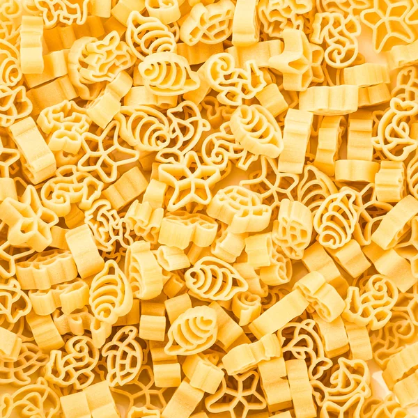 Pasta for kids texture background — Stock Photo, Image