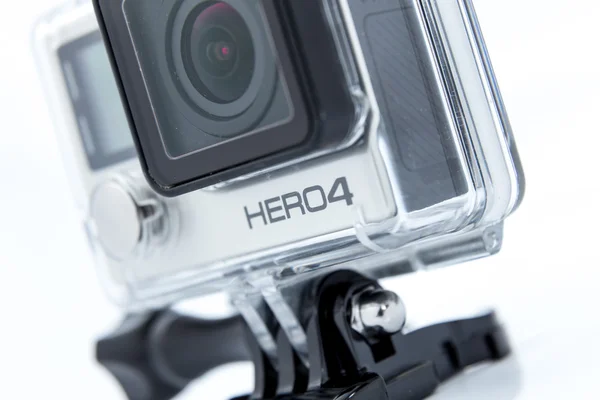 GoPro Hero 4 Black Edition isolato su bianco — Foto Stock