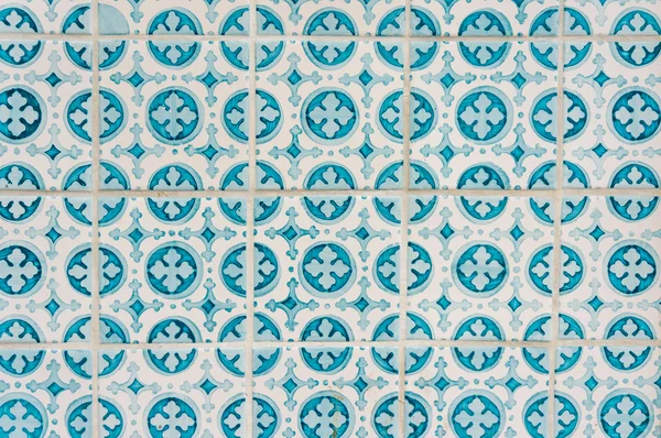 Azulejo portoghese piastrelle di ceramica sfondo — Foto Stock