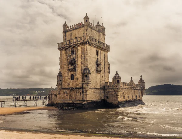 Belem tower på floden Tejo i Lissabon — Stockfoto