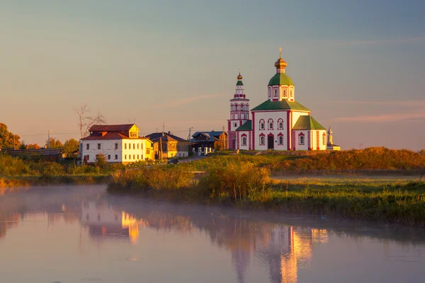 Ortodoxa kyrkan i staden av Suzdal Ryssland — Stockfoto