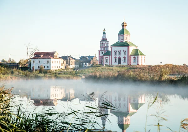 Igreja ortodoxa na cidade de Suzdal Rússia — Fotografia de Stock