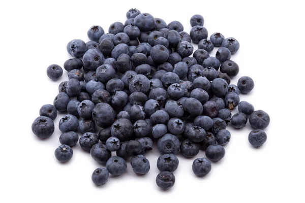 Heap of blueberries isolated on white — Stock Photo, Image