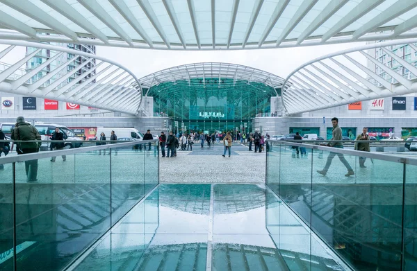 Estación de tren de Oriente Lisboa — Foto de Stock