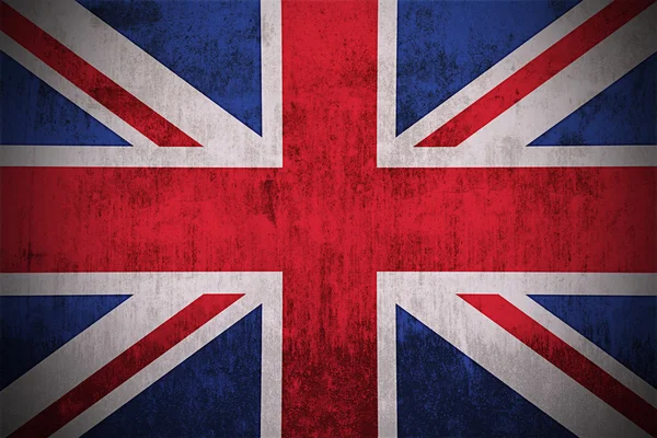 Grunge drapeau du Royaume-Uni — Photo