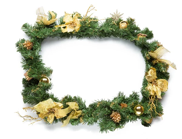 Christmas framework isolated on white background — Stock Photo, Image