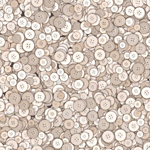 Seamless texture with varous buttons — Stock Photo, Image