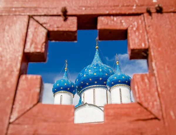 Rosyjski starego zabytkowego miasta Suzdal złoty pierścień — Zdjęcie stockowe