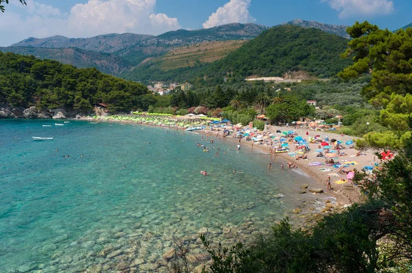 Aerial view of beach bay — Stock Photo, Image