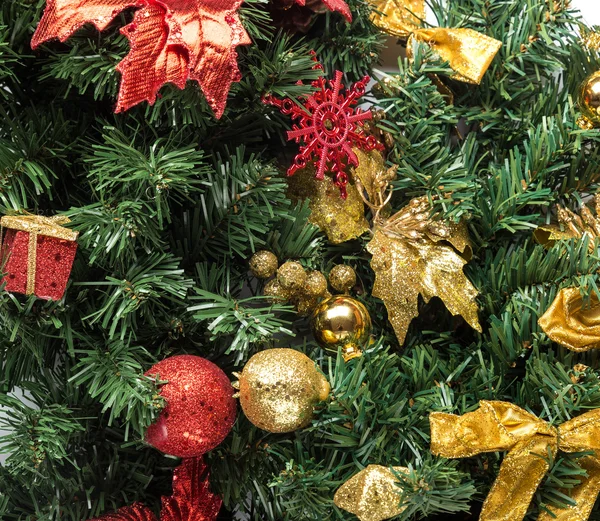 Decoraciones de Navidad con abeto —  Fotos de Stock