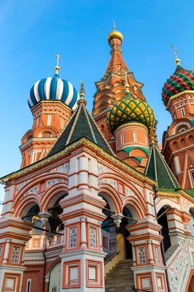 Domes of St. Basils cathedral on Red Square — Stock Photo, Image