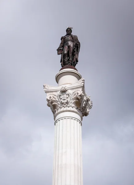 Statue von dom pedro iv — Stockfoto