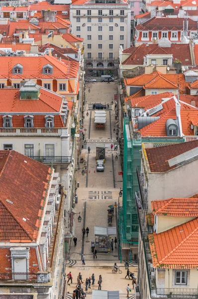 Old street in Lisbon downtown — Stock Photo, Image