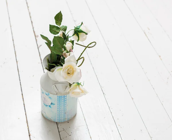 Bunch of white roses — Stock Photo, Image