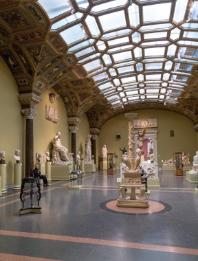 Pushkin Museum of Fine Arts in Moscow clipart