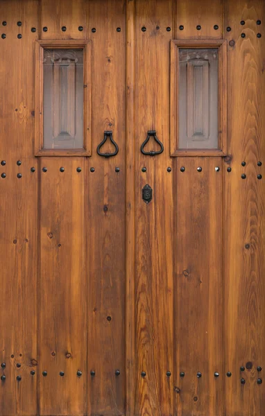 Vintage porta di legno sfondo — Foto Stock