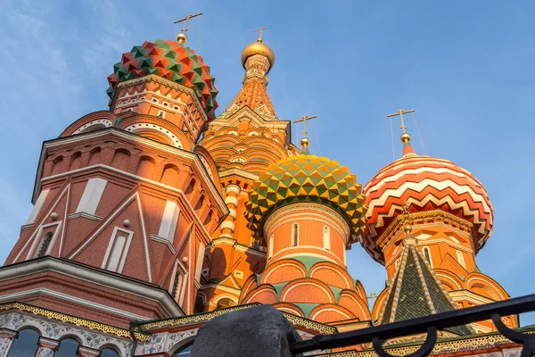 St. Basils cathedral on Red Square Moscow — Stock Photo, Image
