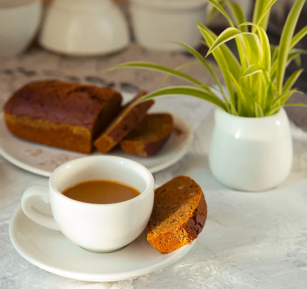 Loaf cocoa cake — Stock Photo, Image