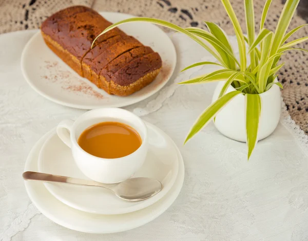 Brood cacao cake — Stockfoto