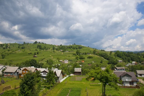 View of the Ukrainian village — Stock Photo, Image