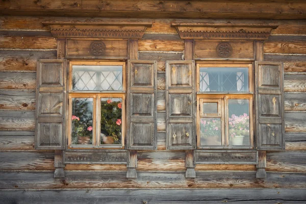 Old wooden window — Stock Photo, Image