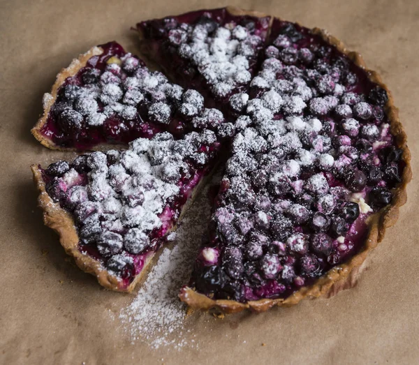 Tarta coacăzei negre — Fotografie, imagine de stoc