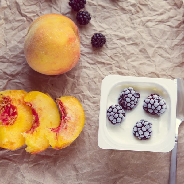 Ingredientes para un desayuno saludable — Foto de Stock