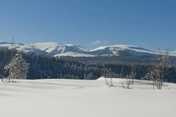 Winter Landscape Mountains — Stock Photo, Image