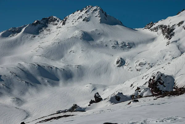Fjelllandskap Kaukasus Regionen Elbrus – stockfoto