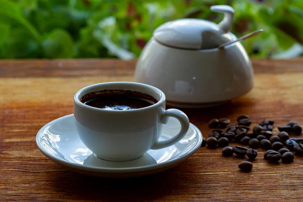 Una Tazza Caffè Caffè Del Mattino — Foto Stock