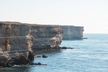 Tarhankut Yarımadası kıyısında. Kırım