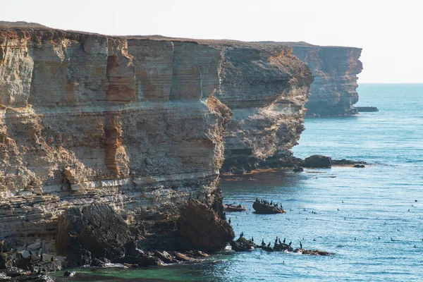 Paisaje Marino Península Tarkhankut Crimea — Foto de Stock