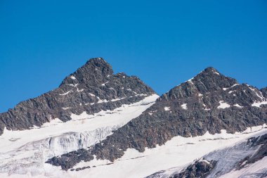 Kafkas Dağları 'na. Görüntü Rusya 'dan, Kabardino-Balkaria