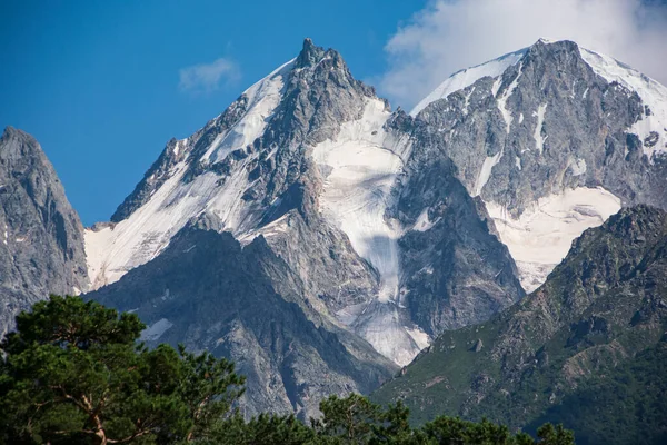 Montagnes Chaîne Caucase Vue Russie Kabardino Balkarie — Photo