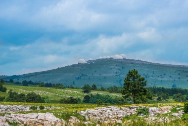 Kırım 'da güzel bir yaz manzarası