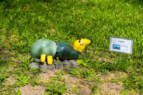 Opishnya Poltava Region Ukraine May 2021 Ceramic Caterpillar Opishnya National — Stock Photo, Image