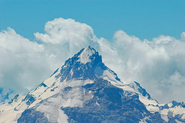 Der Großkaukasus Blick Vom Hang Des Elbrus — Stockfoto