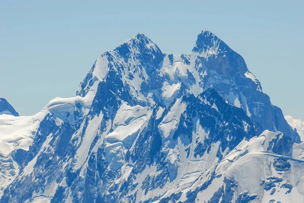 Top Ushba Mountain 710 Greater Caucasus Range — Stock Photo, Image