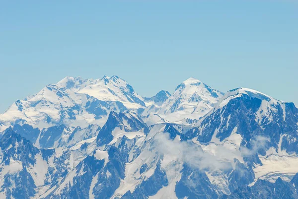 Der Großkaukasus Blick Vom Hang Des Elbrus — Stockfoto