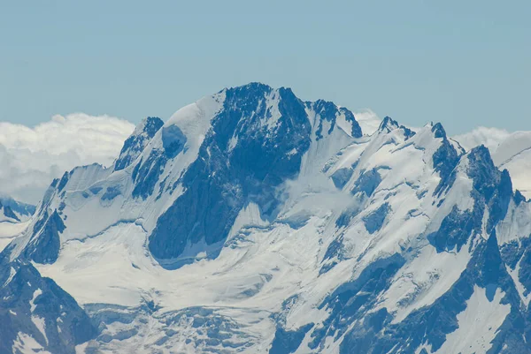 Der Großkaukasus Blick Vom Hang Des Elbrus — Stockfoto