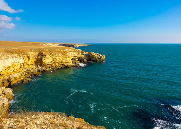 Pintoresco Paisaje Marino Península Tarkhankut Crimea — Foto de Stock