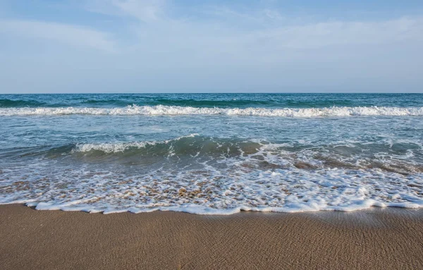 Playa Del Mar Mediterráneo Calafell España — Foto de Stock