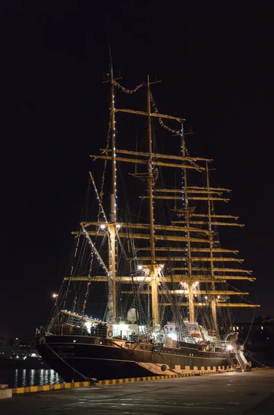 Ship at  Night Sevastopol — Stock Photo, Image