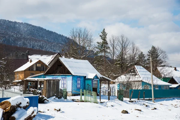 Village in the mountains — Stock Photo, Image