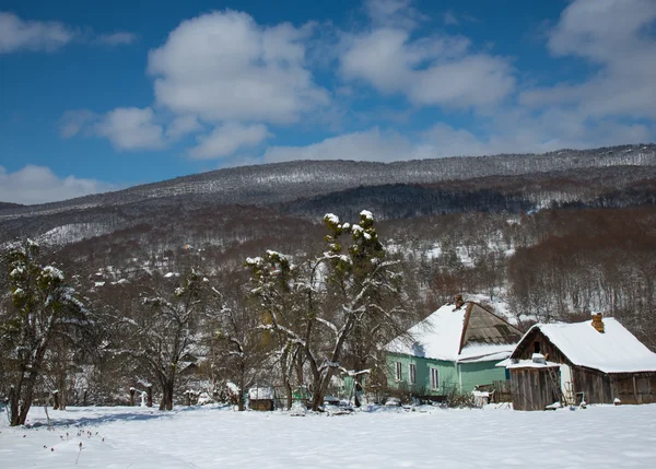 Village in the mountains — Stock Photo, Image