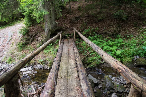 लाकडी पूल — स्टॉक फोटो, इमेज
