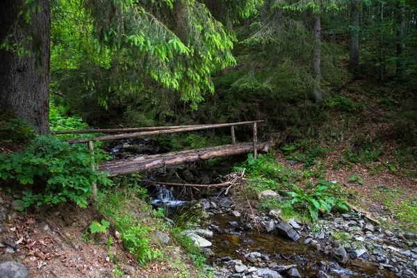 Holzbrücke — Stockfoto